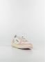 Autry Tweekleurige leer- en stoffen medaillewinnaar sneakers Roze Dames - Thumbnail 11