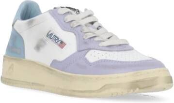 Autry Multicolor Leren Sneakers voor Dames Meerkleurig Dames