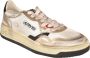 Autry Vintage Wit Goud Sneakers Geperforeerde Tip Multicolor Dames - Thumbnail 2