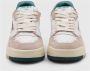 Autry Lage Sneaker Wit Grijs Roze met Logo Applicatie Meerkleurig Dames - Thumbnail 12