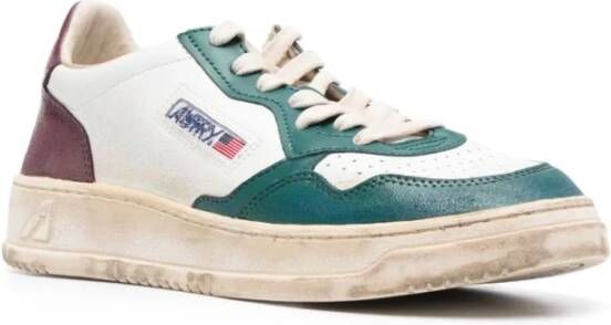 Autry Retro Leren Sneakers Meerkleurig Heren