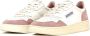 Autry Witte Leren Sneakers met Roze Suède Multicolor Dames - Thumbnail 5