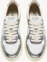 Autry Witte Leren Sneakers met Zilveren Accenten Multicolor Dames - Thumbnail 6