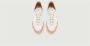 Autry Witte Leren Sneakers met Roze Suède Multicolor Dames - Thumbnail 15