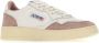 Autry Witte Leren Sneakers met Roze Suède Multicolor Dames - Thumbnail 8