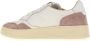 Autry Witte Leren Sneakers met Roze Suède Multicolor Dames - Thumbnail 18