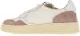 Autry Witte Leren Sneakers met Roze Suède Multicolor Dames - Thumbnail 9