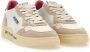 Autry Vintage Stijl Lage Top Leren Sneakers in Wit Zand Roze White Dames - Thumbnail 20