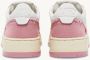Autry Tweekleurige leer- en stoffen medaillewinnaar sneakers Roze Dames - Thumbnail 6