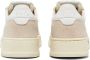 Autry Leren lage sneakers met suède inzetstukken Beige Dames - Thumbnail 2