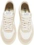 Autry Leren lage sneakers met suède inzetstukken Beige Dames - Thumbnail 4