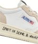 Autry Witte leren sneakers met geperforeerde neus Multicolor - Thumbnail 35