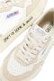 Autry Witte leren sneakers met geperforeerde neus Multicolor - Thumbnail 36