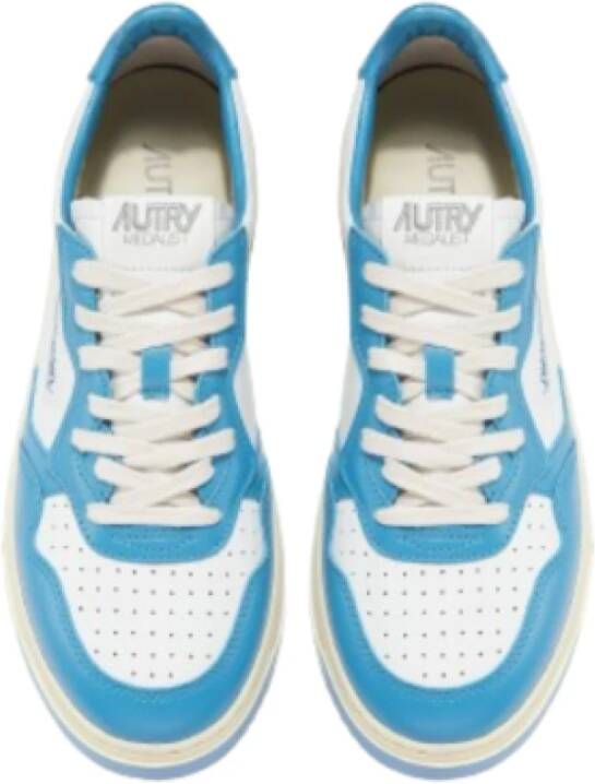 Autry Bicolour Leren Sneakers Multicolor Heren