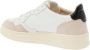 Autry Witte leren sneakers met groene hiel geïnspireerd op jaren 80 design White Heren - Thumbnail 5