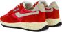 Autry Rode en witte jersey sneakers met suède patches Red Heren - Thumbnail 3