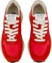 Autry Rode en witte jersey sneakers met suède patches Red Heren - Thumbnail 5