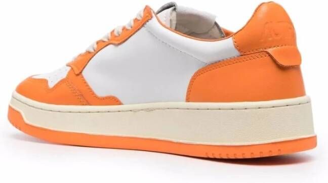 Autry Oranje Sneakers Ss24 Multicolor Heren