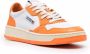 Autry Tweekleurige Leren Lage Sneakers White Heren - Thumbnail 12