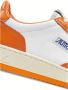 Autry Tweekleurige Leren Lage Sneakers White Heren - Thumbnail 10