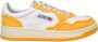 Autry Oranje Leren Platte Schoenen met Geperforeerde Neus Oranje Heren - Thumbnail 2