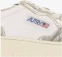 Autry Witte Platina Leren Sneakers Vintage-geïnspireerd Wit Dames - Thumbnail 39