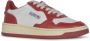 Autry Vintage lage leren sneakers met Amerikaanse vlag detail Rood - Thumbnail 11