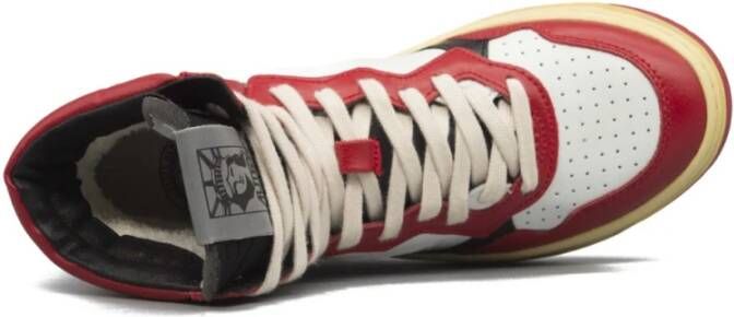 Autry Vintage Hoge Sneakers Rood Dames