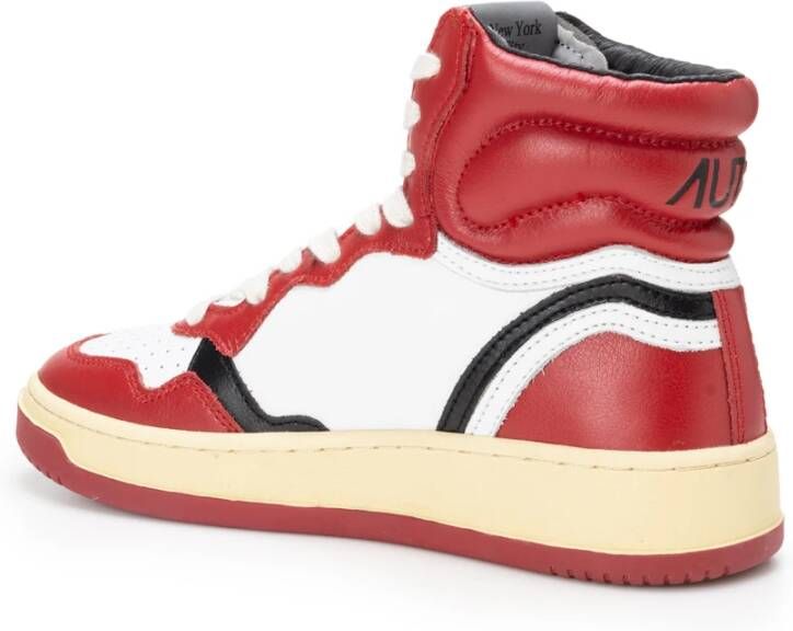 Autry Vintage High-Top Sneakers Rood Dames