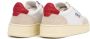 Autry Medalist Sneakers in wit rood leer en su?de Rood Heren - Thumbnail 4