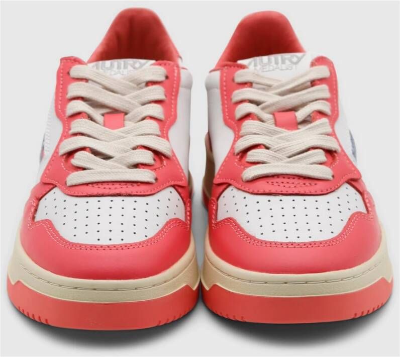 Autry Witte Lobster Lage Sneaker Roze Dames