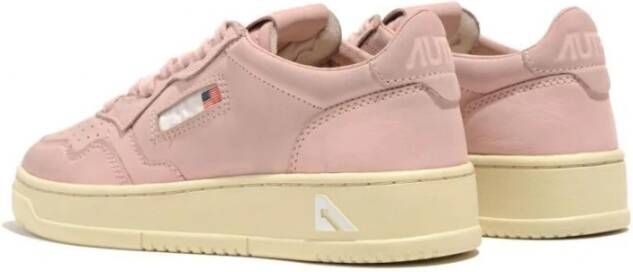Autry Vintage Nabuk Rose Sneakers Roze Dames