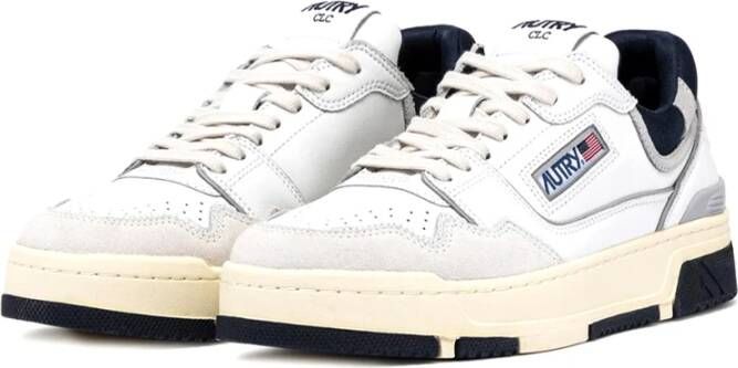 Autry Sneakers van leer en suède met iconisch logo White Heren