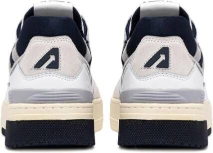 Autry Sneakers van leer en suède met iconisch logo White Heren