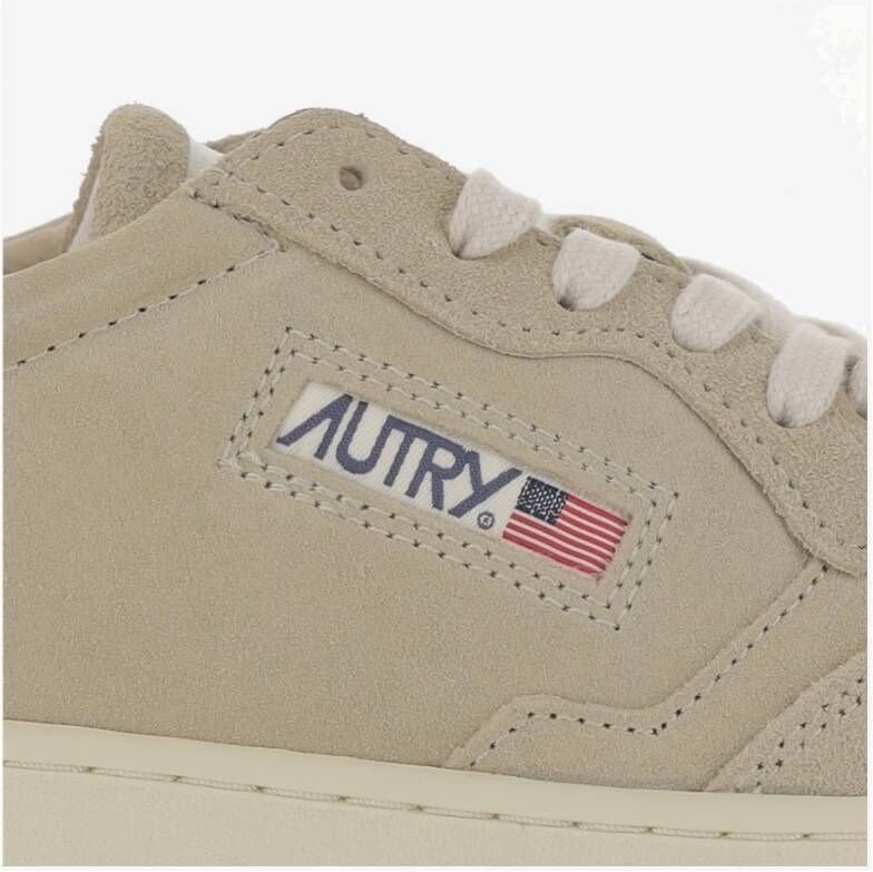 Autry Sneakers van leer en suède met logo