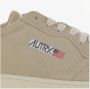 Autry Sneakers van leer en suède met logo - Thumbnail 2
