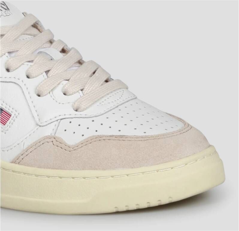 Autry Sneakers van runderhuid met suède inzetstukken Multicolor Dames