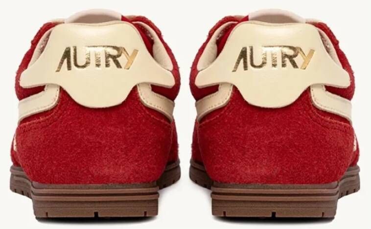 Autry Sneakers van suède en leer