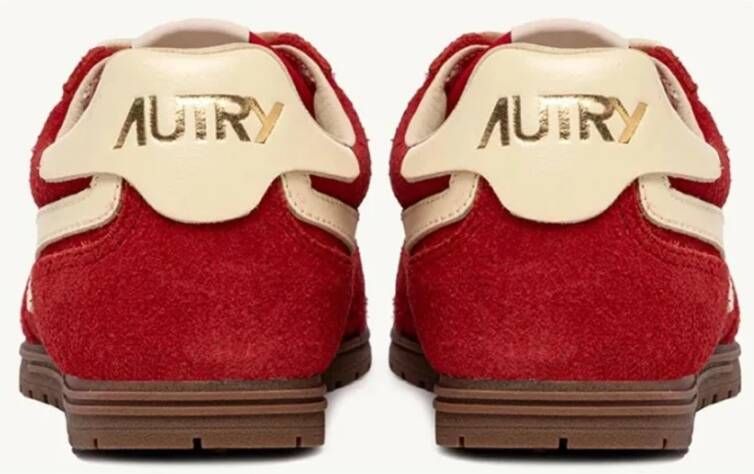 Autry Sneakers van suède en leer