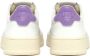 Autry Witte Leren Sneakers met Lila Accenten White Dames - Thumbnail 14