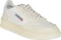Autry Witte Geperforeerde Leren Sneakers met Panelen White Dames - Thumbnail 7