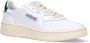 Autry Witte Leren Sneakers met Geperforeerde Tip White - Thumbnail 2
