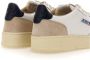 Autry Witte leren sneakers met groene hiel geïnspireerd op jaren 80 design White Heren - Thumbnail 13