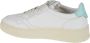 Autry Lage Dames Wit Turquoise Sneakers White Dames - Thumbnail 3