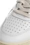 Autry Witte Leren Sneakers met Vetersluiting Wit Dames - Thumbnail 7