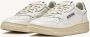 Autry Witte sneakers met elegant logo en groen detail Wit Dames - Thumbnail 2
