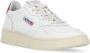 Autry Witte Leren Sneakers met Geborduurd Logo White Dames - Thumbnail 2