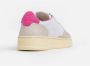Autry Witte Leren Lage Sneakers met Groen Hiel Detail White Dames - Thumbnail 2