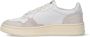 Autry Lage Leren Suede Mesh Sneakers White Dames - Thumbnail 4