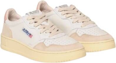 Autry Medalist Aulw Leren Sneakers Wit Dames